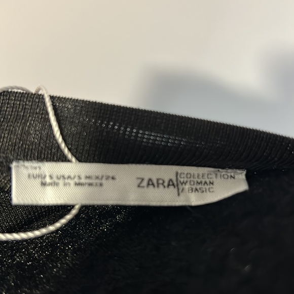 Zara stretch black dress size small perfect condition - Picture 4 of 4